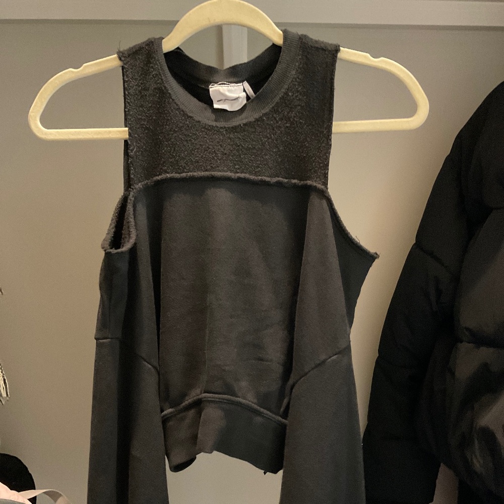 Out from under sweatshirt from Urban Outfitters